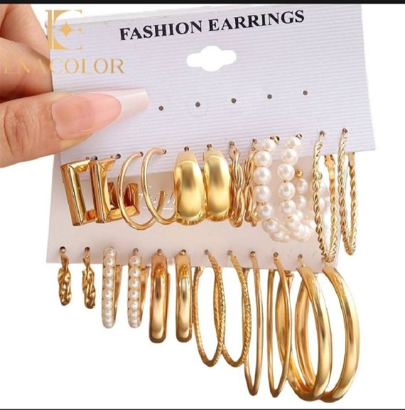 12 piece Korean Style Gold plated