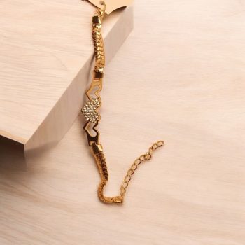 Gold plated Heart Design Bracelet