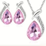 Nakless + Earrings 3 piece Set