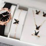 6 piece jewellery Set Watch + Nackless+ Ring +Earings + Bracelet