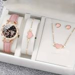 6 piece jewellery Set Watch + Nackless+ Ring +Earings + Bracelet