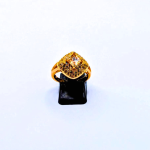 1k Gold plated Ring For Women  Perfect For Casual & party Wear