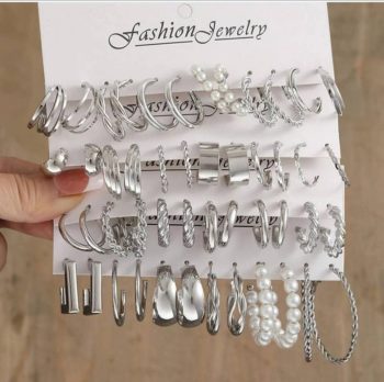 Korean Design 12 piece Earings