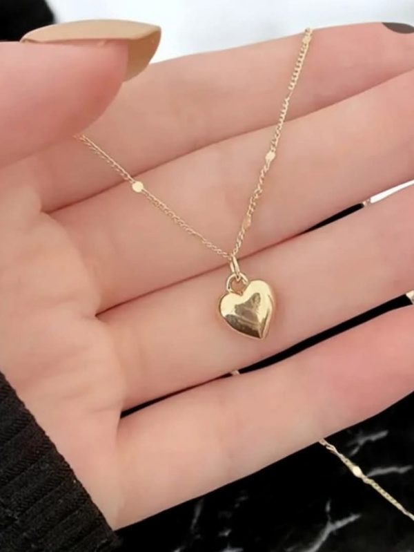 Heart Design Artificial gold plated Pandet