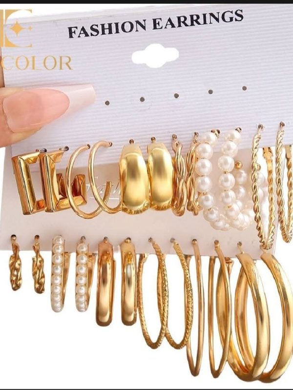 12 piece Korean Style Gold plated