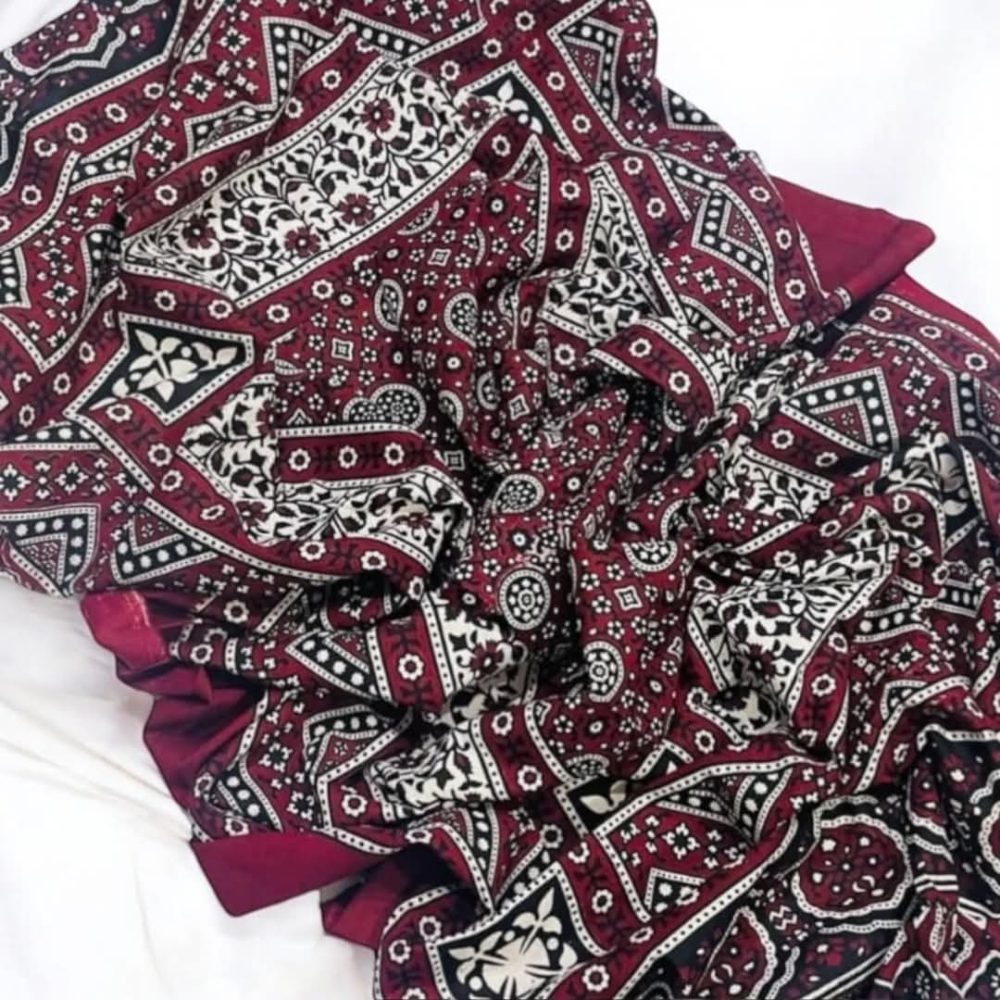 Cotton fabric print