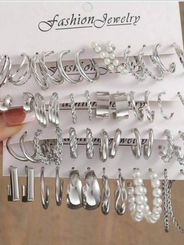 Korean Design 12 piece Earings