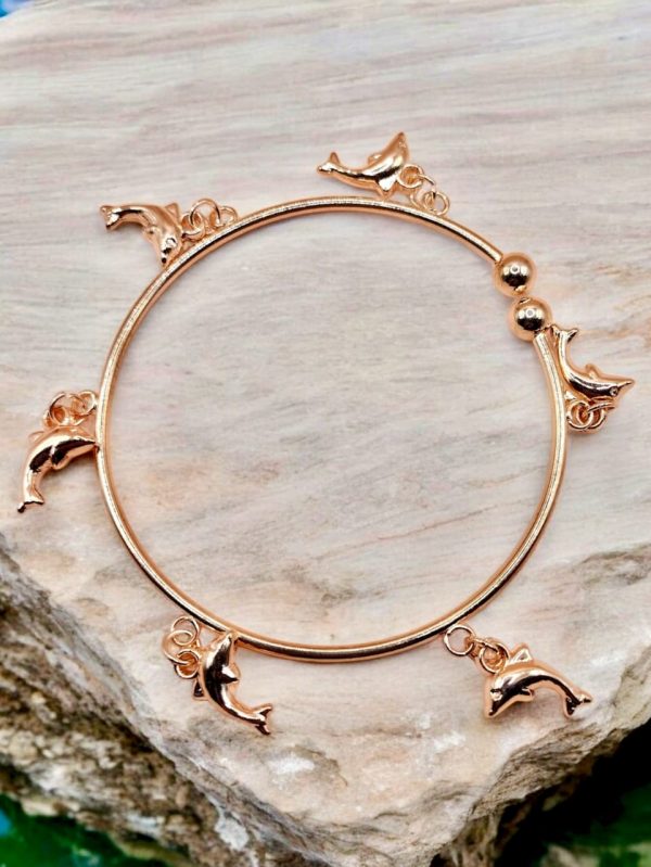 Fish Design Gold plated bangal