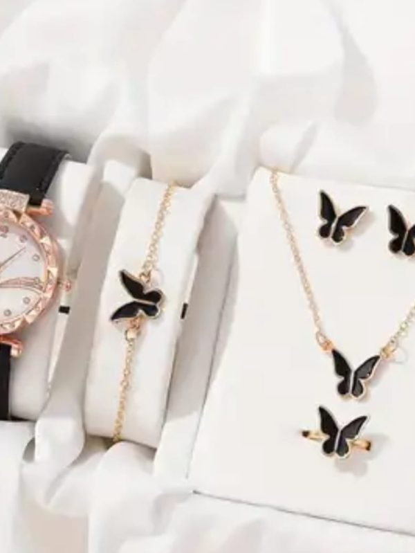 Elegant Women's Watch & Jewelry Gift Set – Multiple Styles & Colors
