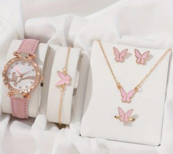 Elegant Women's Watch & Jewelry Gift Set – Multiple Styles & Colors