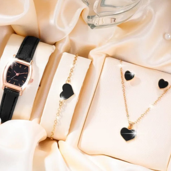 Elegant Women's Watch & Jewelry Gift Set – Multiple Styles & Colors