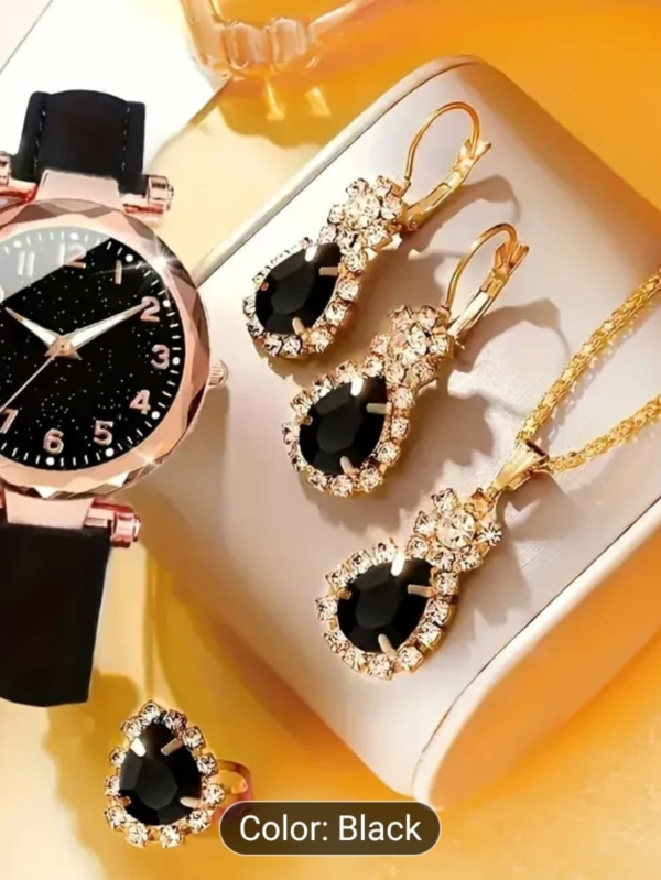 Elegant Women's Watch & Jewelry Gift Set – Multiple Styles & Colors